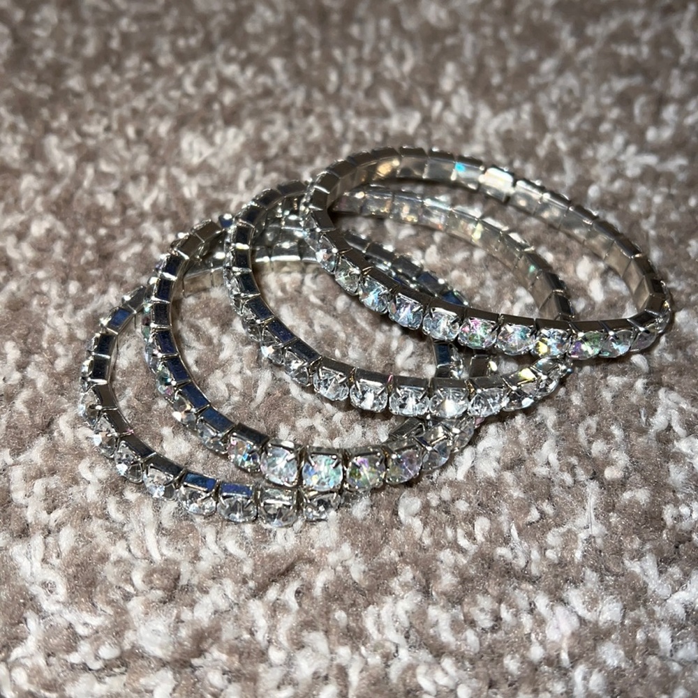 Silver bracelets